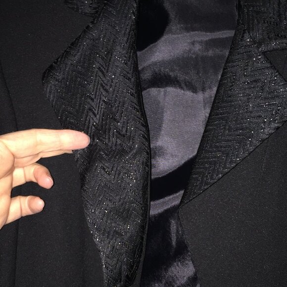 Kasper 3 Piece Evening Suit 4P Black Dressy - Picture 6 of 16